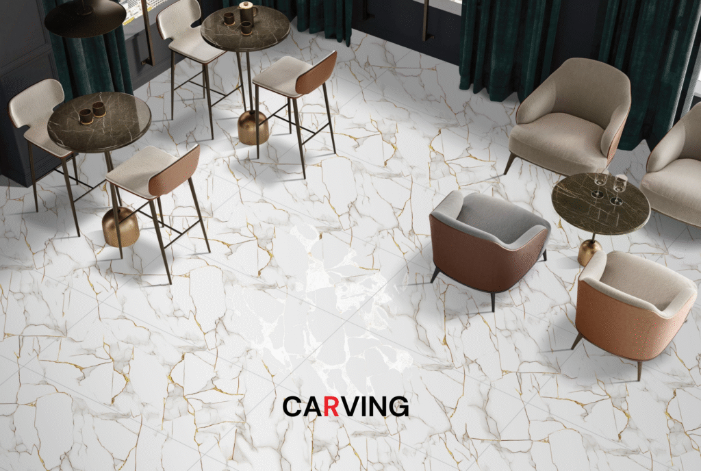 Carving Collection by Capron Vitrified: The Marble Look, Without the Marble Price