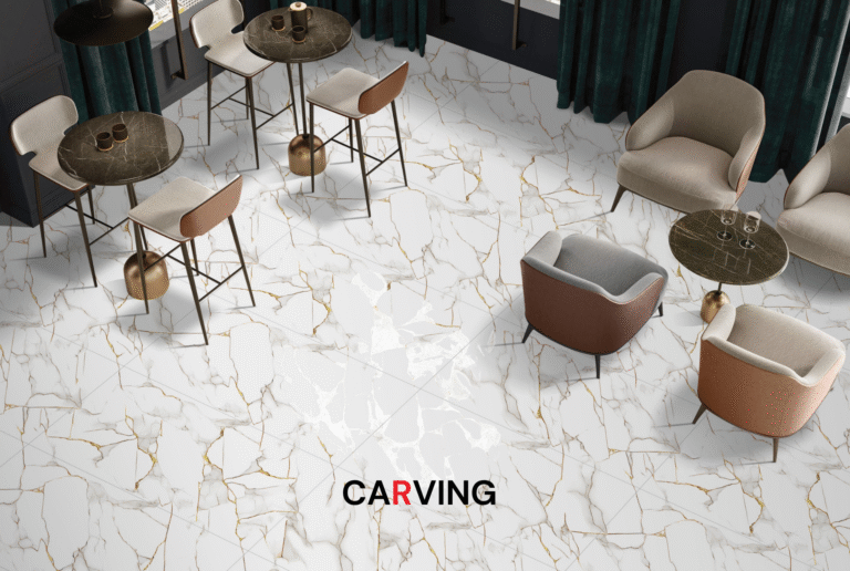 Carving Collection by Capron Vitrified: The Marble Look, Without the Marble Price